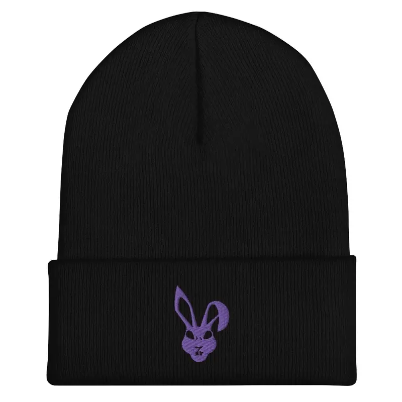 Dead Bunnies Purple Head Beanie