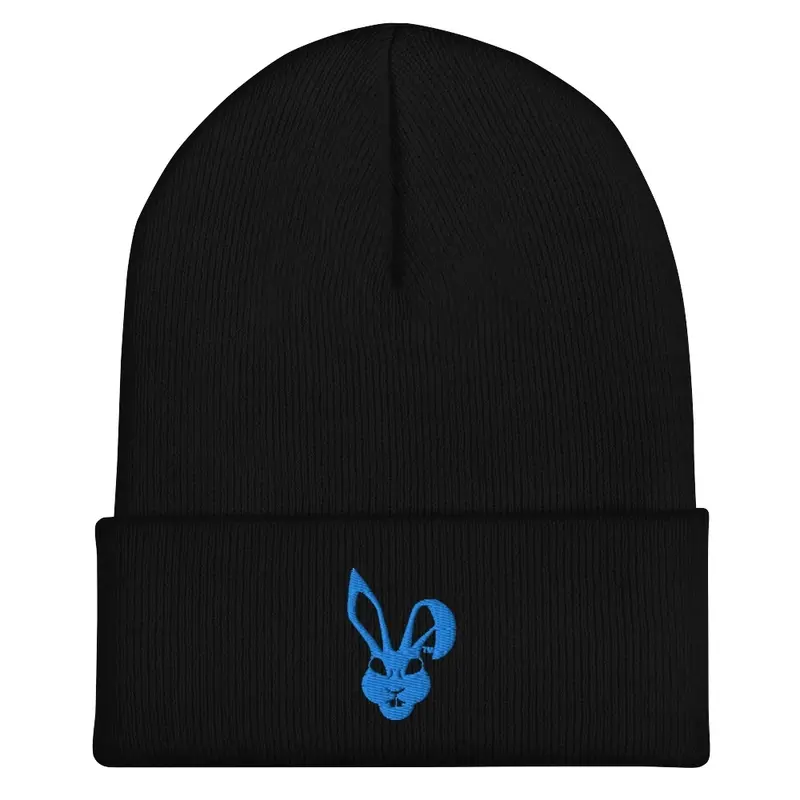 Dead Bunnies Blue Logo Beanie