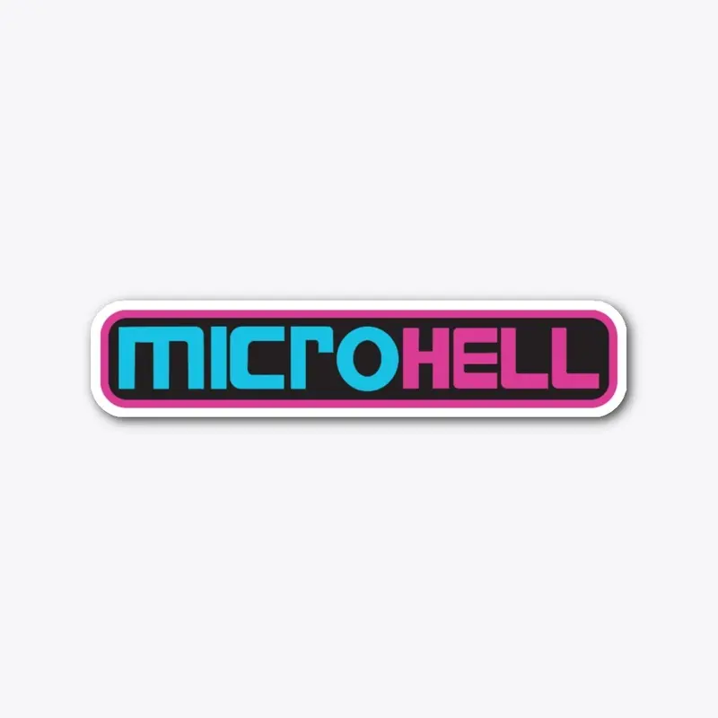 MICROHELL Blue Pink Logo