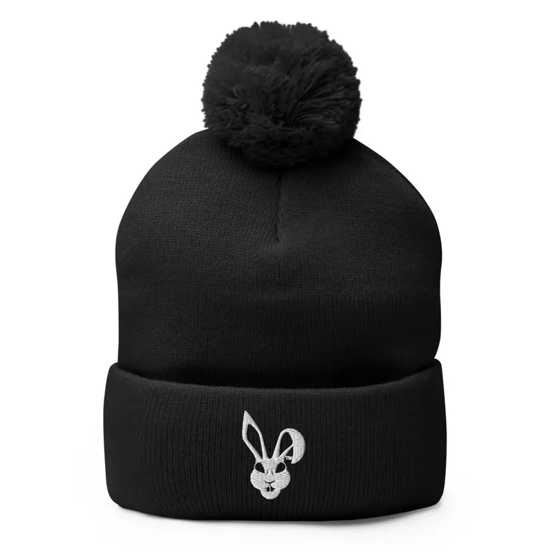 Dead Bunnies Logo Pom Pom Beanie