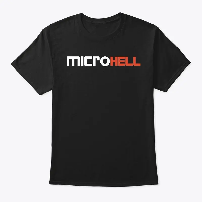 Men's MICROHELL Red White Logo Shirt