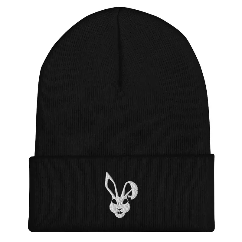 Dead Bunnies White Logo Beanie