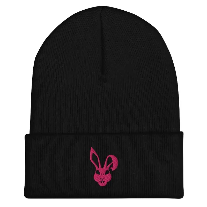 Dead Bunnies Pink Logo Beanie