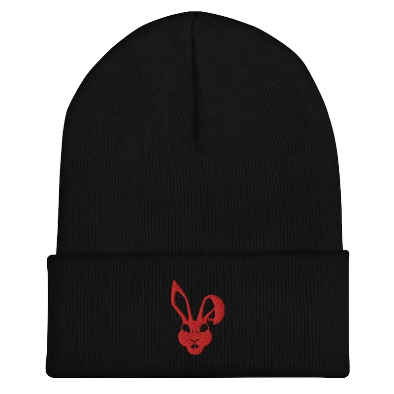 Dead Bunnies Red Logo Beanie