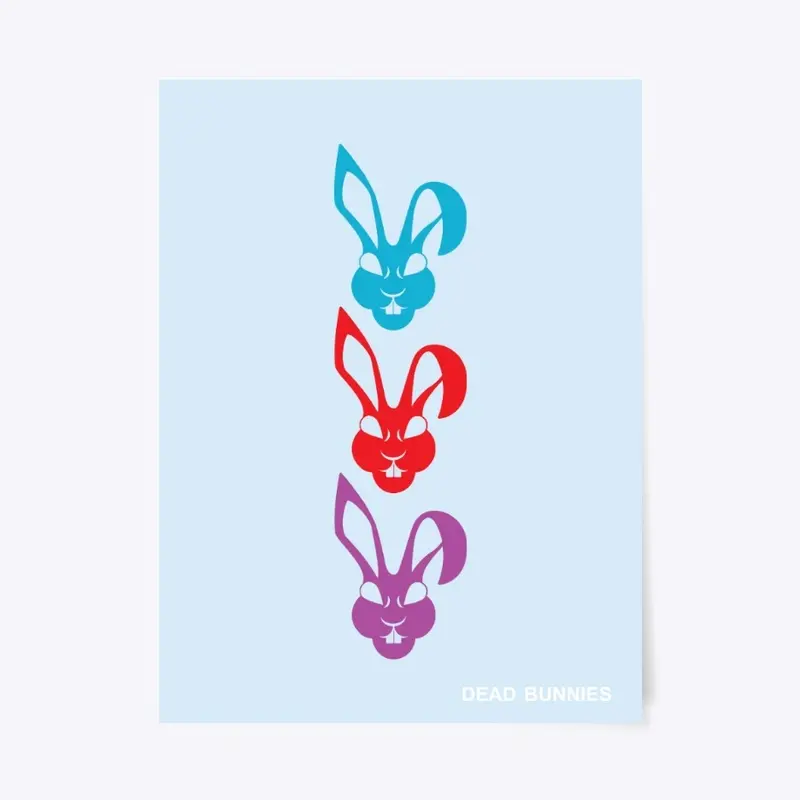 Dead Bunnies 18 x 24 Poster